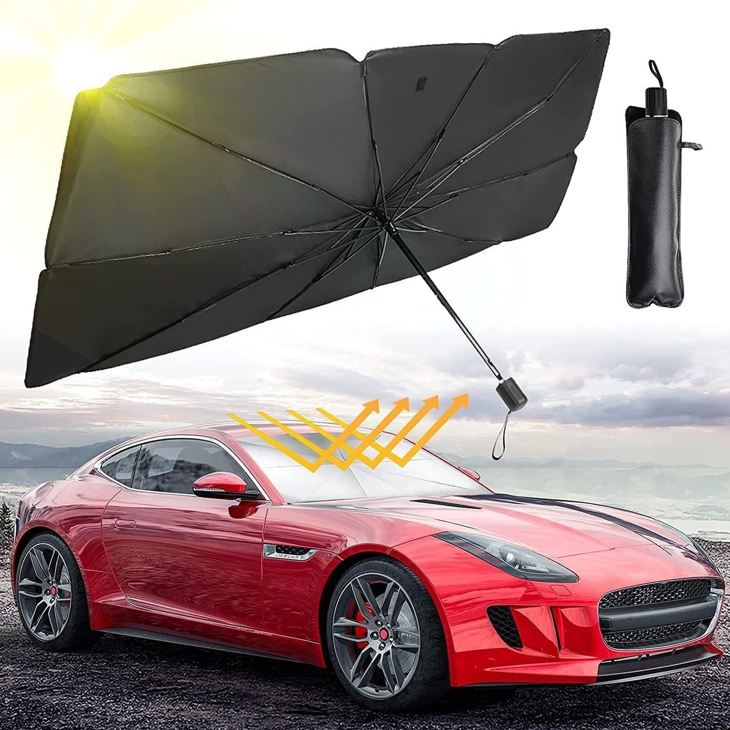 Car Sun Light Windshield Umbrella