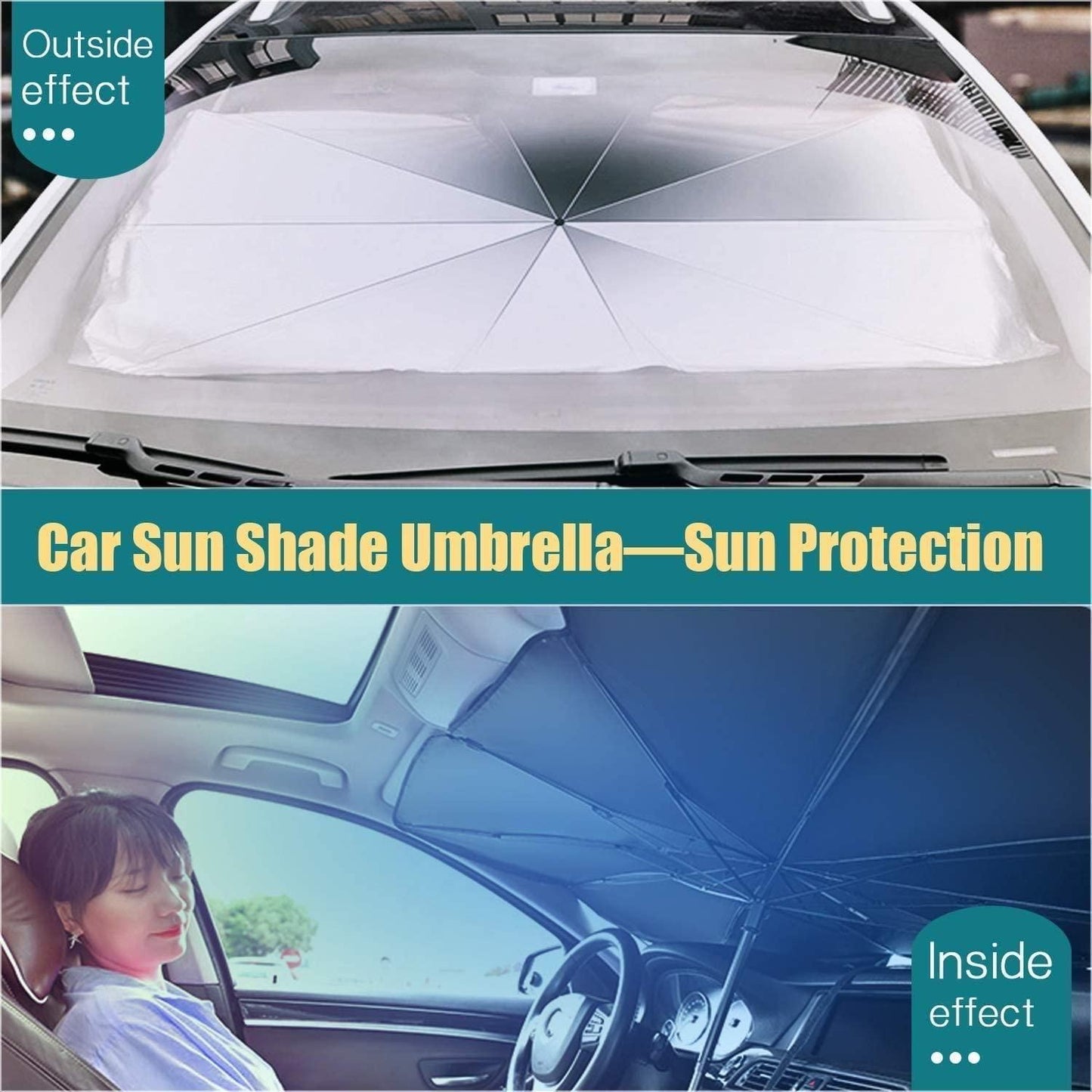Car Sun Light Windshield Umbrella